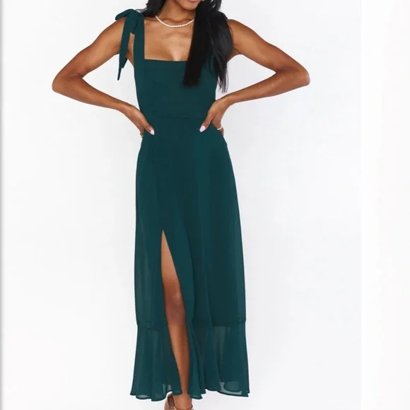 Show Me Your MuMu | Dresses | Show Me Your Mumu Claire Midi Bridesmaids Dress In Emerald Green | Poshmark Show Me Your MuMu | Dresses | Show Me Your Mumu Claire Midi Bridesmaids Dress In Emerald Green | Poshmark
